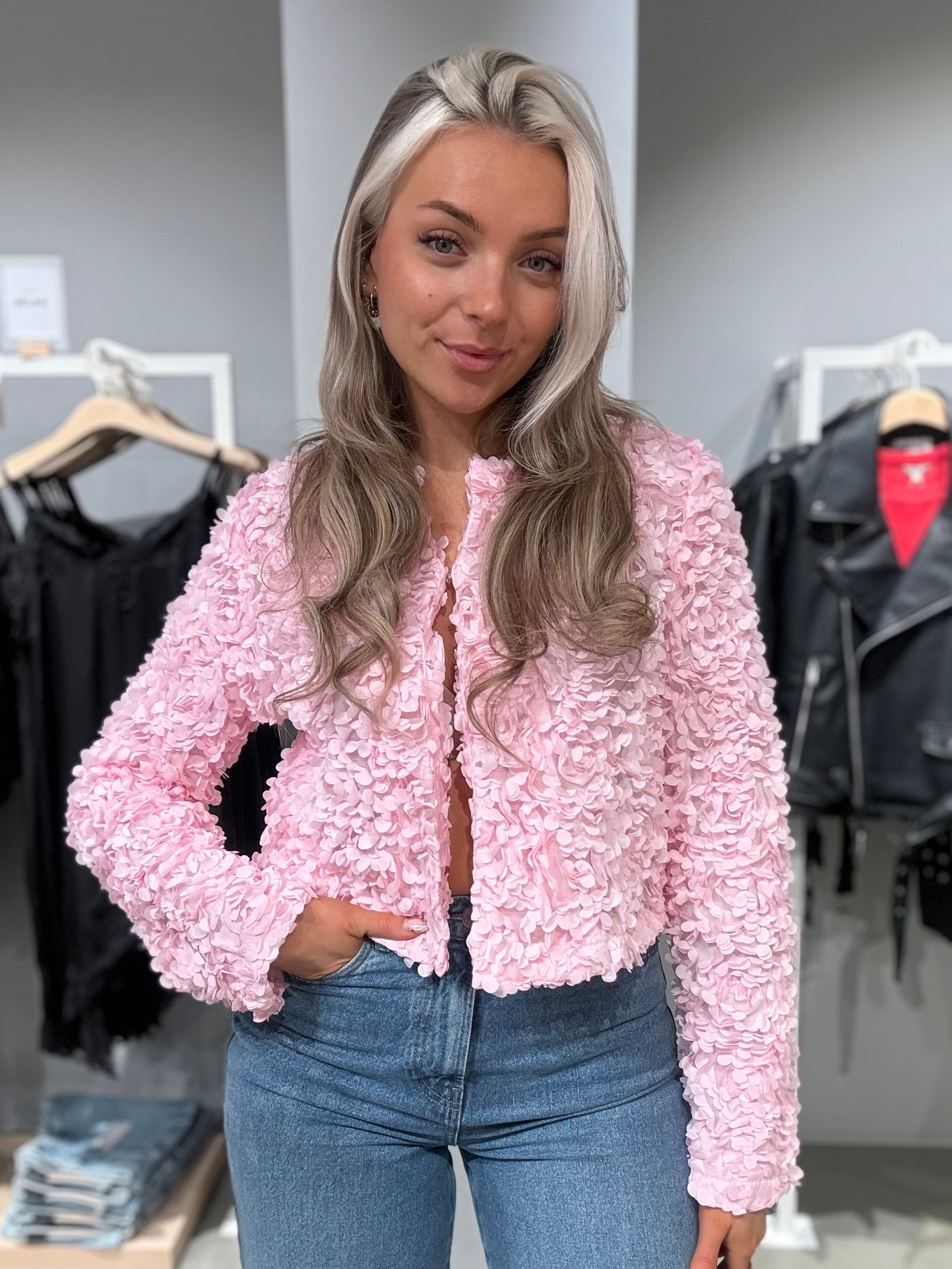 VIROSIE Cardigan - Cherry Blossom